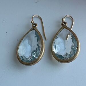 Lia Sophia Teardrop Crystal Earrings
